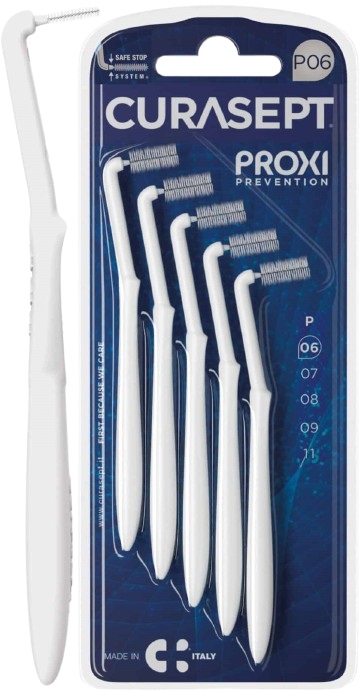 CURASEPT PROXI ANGLE P06 BIANCO/WHITE 5 PEZZI - UniversoFarmacie.it