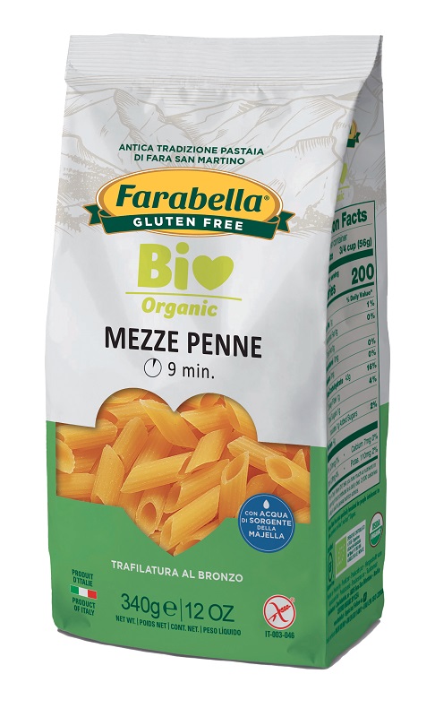 FARABELLA BIO MEZZE PENNE MAIS RISO 340 G - UniversoFarmacie.it
