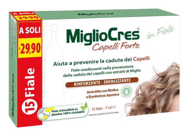 MIGLIOCRES FORTE 15 FIALE TRATTAMENTO DERMOCOSMETICO - UniversoFarmacie.it