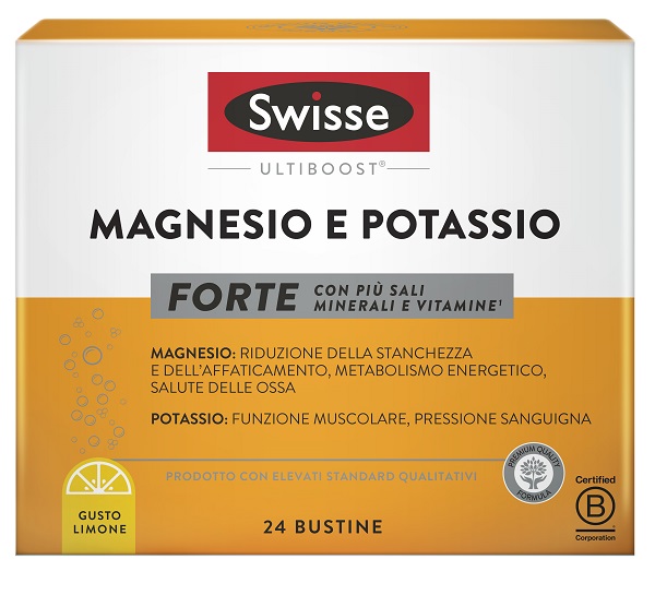 SWISSE MAGNESIO POTASSIO FORTE 24 BUSTINE - UniversoFarmacie.it