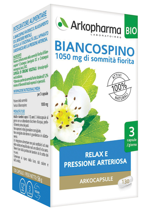 ARKO CAPSULE BIANCOSPINO BIO 45 CAPSULE - UniversoFarmacie.it