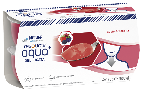 RESOURCE AQUA ACQUA GELIFICATA+GRENADA CUP 6 4X125 G - UniversoFarmacie.it