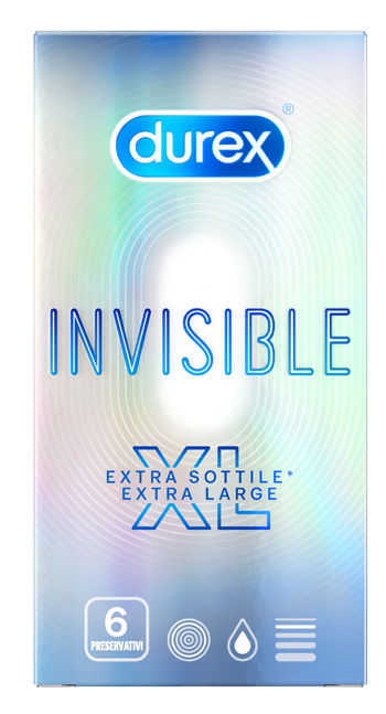 PROFILATTICO DUREX INVISIBLE XL 6 PEZZI - UniversoFarmacie.it