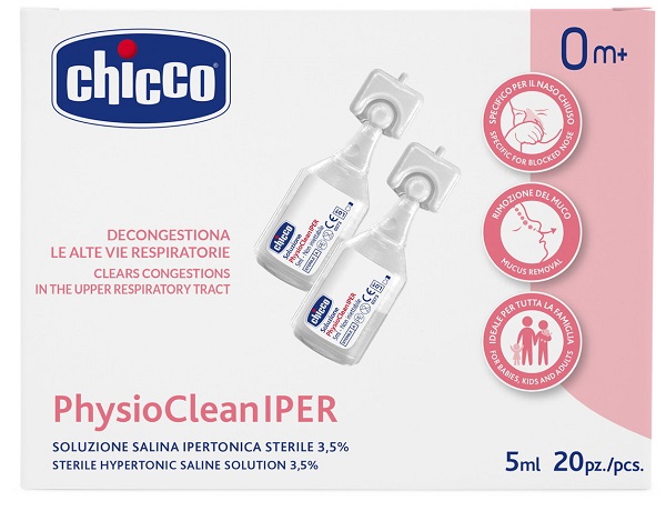 CHICCO SOLUZIONE HYPERTONIC 5 ML 20 PEZZI - UniversoFarmacie.it