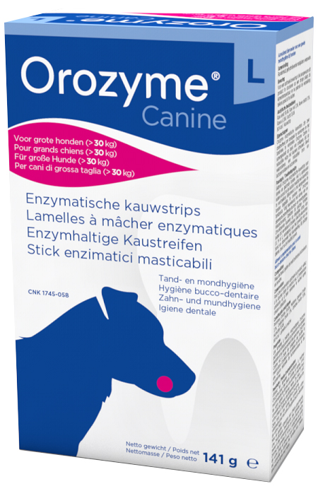 OROZYME CANINE STRISCE ENZIMATICHE MASTICABILI PER CANI DI TAGLIA GRANDE - UniversoFarmacie.it