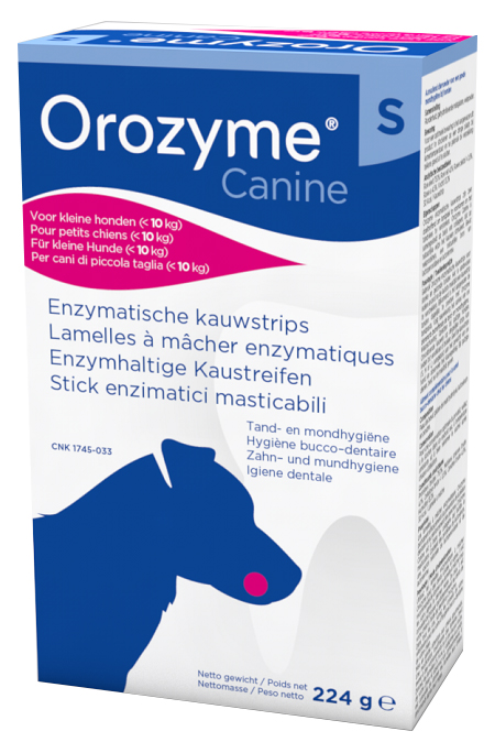 OROZYME CANINE STRISCE ENZIMATICHE MASTICABILI PER CANI DI TAGLIA PICCOLA - UniversoFarmacie.it