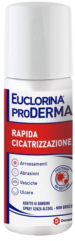 EUCLORINA PRODERMA RAPIDA CICATRIZZAZIONE SPRAY 125 ML - UniversoFarmacie.it