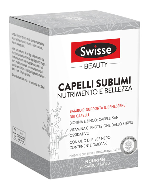 SWISSE CAPELLI SUBLIMI 30 CAPSULE - UniversoFarmacie.it