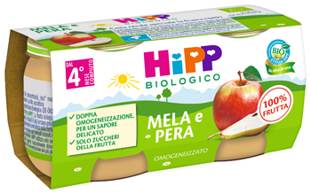 HIPP OMOGENEIZZATO MELA/PERA 2 X 80 G - UniversoFarmacie.it
