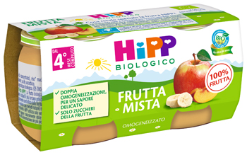 HIPP BIO OMOGENEIZZATO FRUTTA MISTA 2X80 G - UniversoFarmacie.it