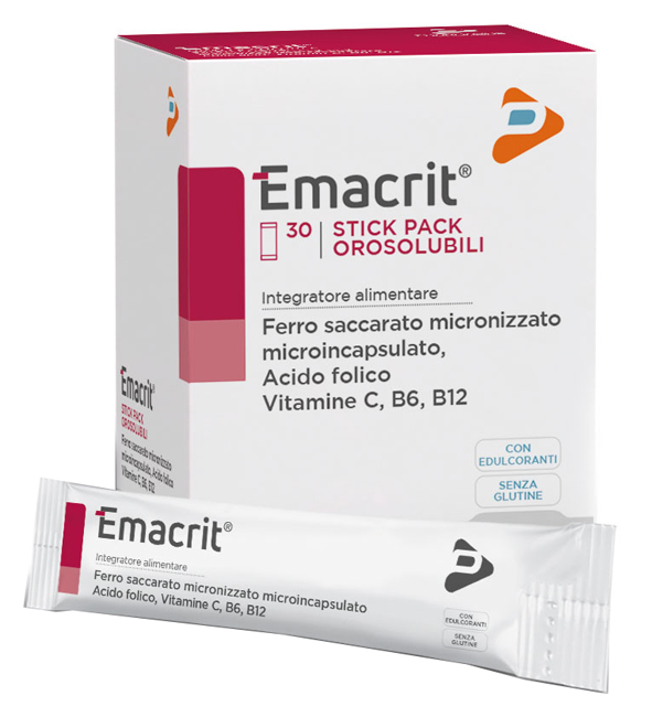 EMACRIT OROSOLUBILE 30 STICK PACK - UniversoFarmacie.it