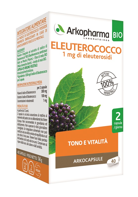 ARKOCAPS ELEUTEROCOCCO BIO 40 CAPSULE - UniversoFarmacie.it