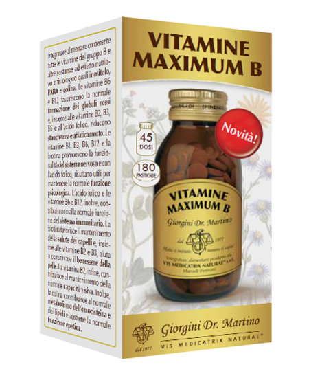 VITAMINE MAXIMUM B 180 PASTIGLIE - UniversoFarmacie.it