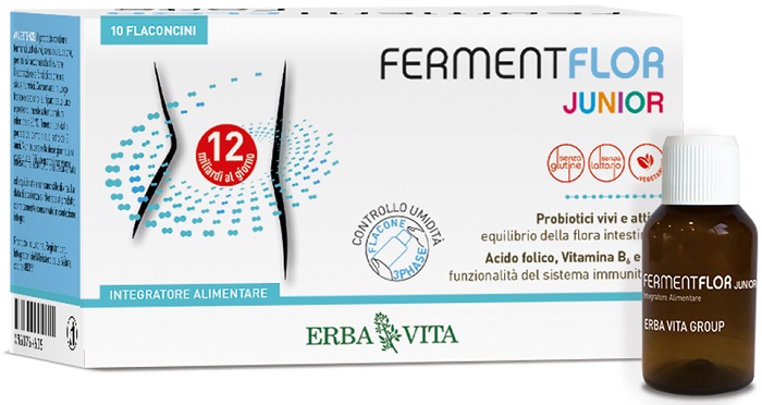 FERMENTFLOR JUNIOR 10 FLACONCINI - UniversoFarmacie.it