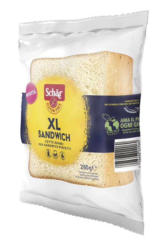 SCHAR XL SANDWICH PANE BIANCO SENZA LATTOSIO 280 G - UniversoFarmacie.it
