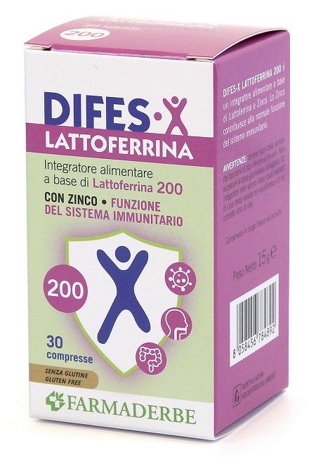 DIFES X LATTOFERRINA 200 30 COMPRESSE - UniversoFarmacie.it