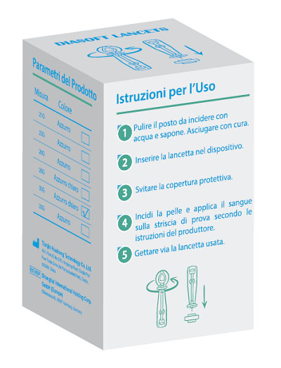 LANCETTE PUNGIDITO DIASOFT LANCET 25 PEZZI - UniversoFarmacie.it