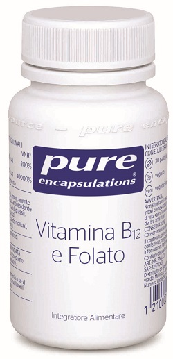 PURE ENCAPSULATIONS VITAMINA B12 E FOLATO 30 PASTIGLIE - UniversoFarmacie.it