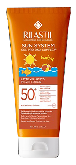 RILASTIL SUN PPT SPF 50+ BABY LATTE VELLUTO 200 ML - UniversoFarmacie.it