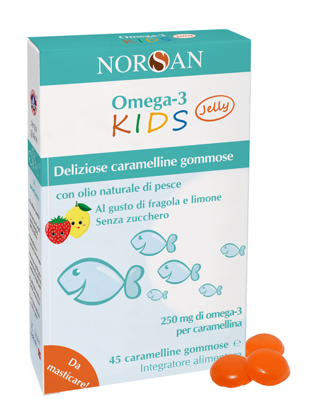 NORSAN OMEGA 3 KIDS 45 CARAMELLINE GOMMOSE - UniversoFarmacie.it