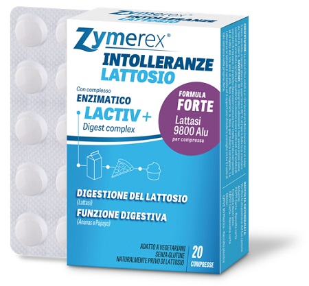 ZYMEREX INTOLLERANZE LATTOSIO 20 COMPRESSE RIVESTITE - UniversoFarmacie.it