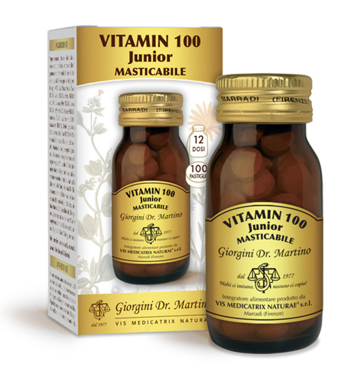 VITAMIN 100 JUNIOR 100 PASTIGLIE - UniversoFarmacie.it