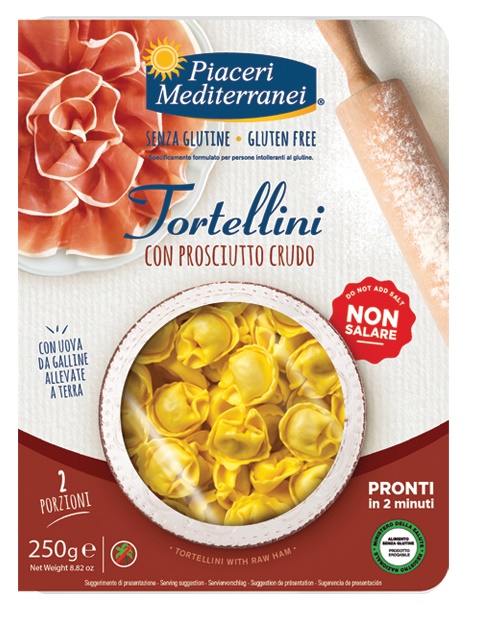 PIACERI MEDITERRANEI TORTELLINI PROSCIUTTO 250 G - UniversoFarmacie.it