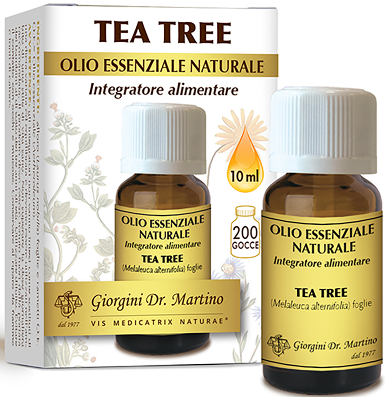 TEA TREE OLIO ESSENZIALE NATURALE 10 ML - UniversoFarmacie.it