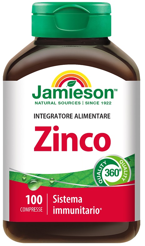 JAMIESON ZINCO 100 COMPRESSE - UniversoFarmacie.it