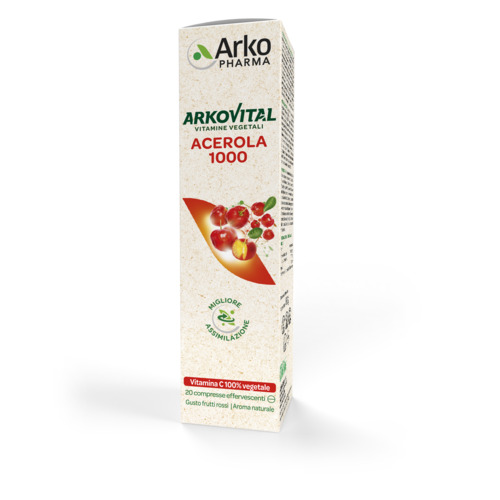 ARKOVITAL ACEROLA 1000 EFFERVESCENTE 20 COMPRESSE - UniversoFarmacie.it