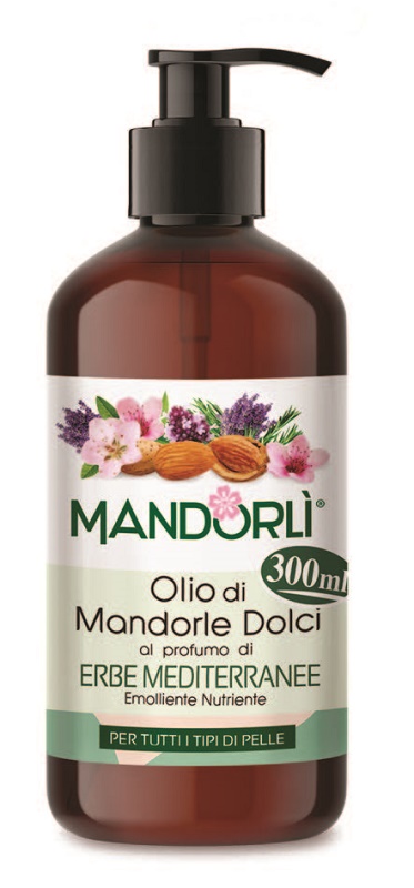 MANDORLI ERBE MEDITERRANEE OLIO CORPO 300 ML - UniversoFarmacie.it