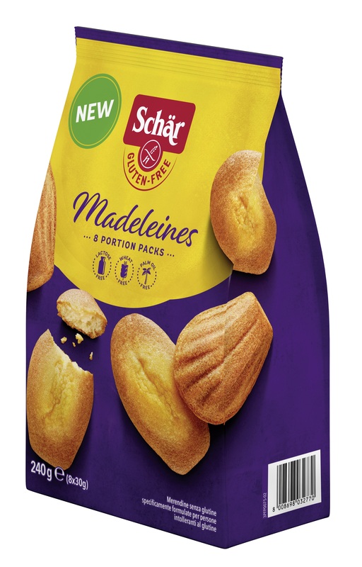 SCHAR MADELEINES SENZA LATTOSIO 8 PORZIONI DA 30 G - UniversoFarmacie.it