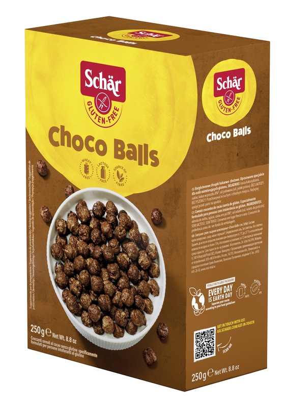 SCHAR CHOCO BALLS CEREALI SENZA LATTOSIO 250 G - UniversoFarmacie.it