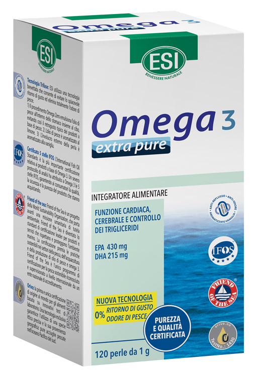 ESI OMEGA 3 EXTRA PURE 120 PERLE - UniversoFarmacie.it