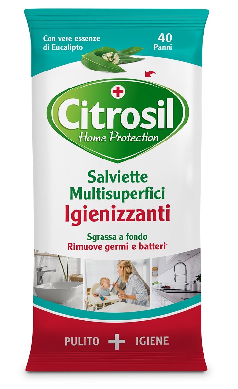 CITROSIL SALVIETTE IGIENIZZANTI EUCALIPTO 40 PEZZI - UniversoFarmacie.it