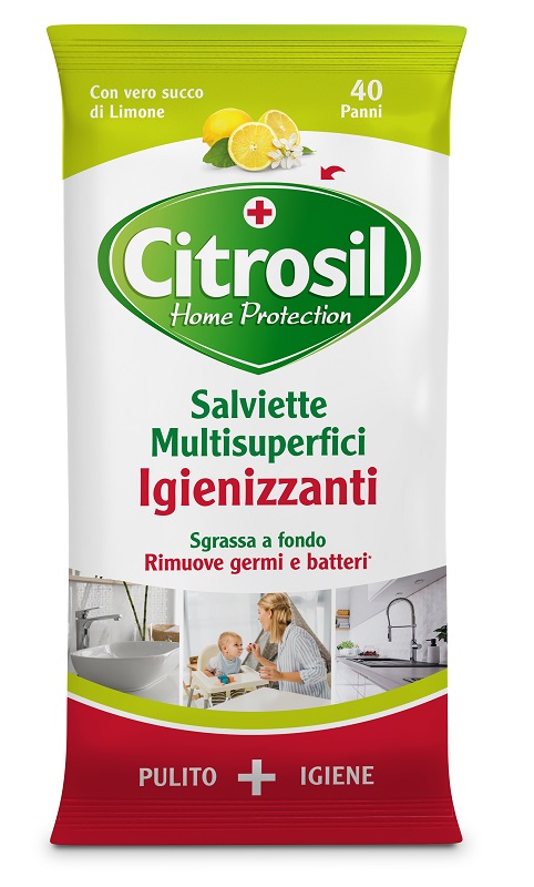 CITROSIL SALVIETTE IGIENIZZANTI LIMONE 40 PEZZI - UniversoFarmacie.it