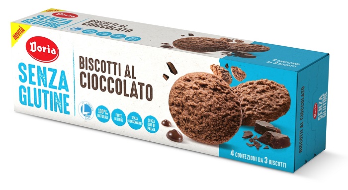 DORIA BISCOTTI CIOCCOLATO 4X37,5 G - UniversoFarmacie.it