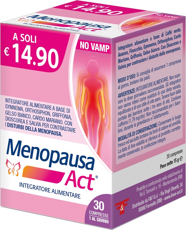 MENOPAUSA ACT 30 COMPRESSE - UniversoFarmacie.it