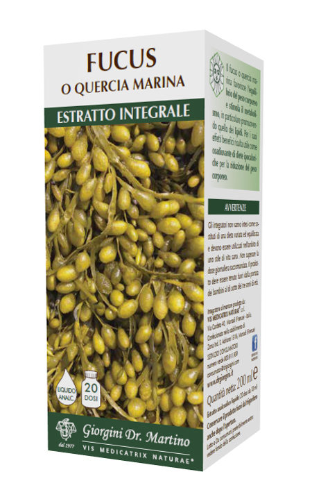FUCUS O QUERCIA MARINA ESTRATTO INTEGRALE ANALCOLICO 200 ML - UniversoFarmacie.it