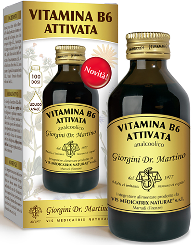 VITAMINA B6 ATTIVATA LIQUIDO ANALCOLICO 100 ML - UniversoFarmacie.it