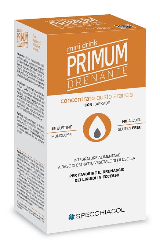 PRIMUM DRENANTE MINIDRINK ARANCIA 15 STICK DA 10 ML - UniversoFarmacie.it