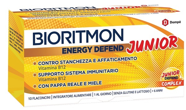 BIORITMON ENERGY DEFEND JUNIOR 10 FLACONCINI 10 ML - UniversoFarmacie.it