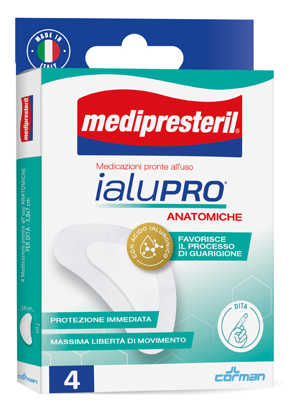 MEDIPRESTERIL IALUPRO DITA 3,8X7 CM 4 PEZZI - UniversoFarmacie.it