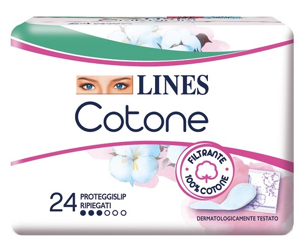 LINES COTONE BIO SALVASLIP RIPIEGATI 24 PEZZI - UniversoFarmacie.it