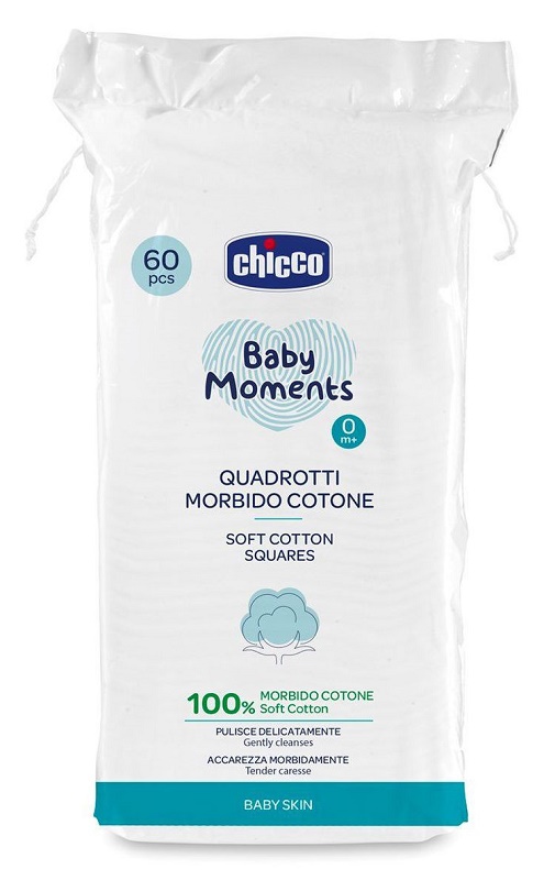 CHICCO BABY MOMENTS QUADROTTI 60 PEZZI - UniversoFarmacie.it