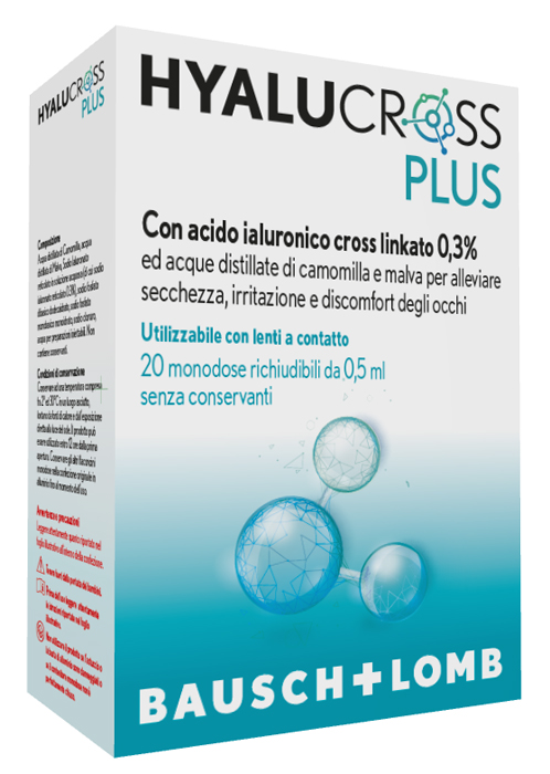 HYALUCROSS PLUS 20 FLACONCINI MONODOSE DA 0,5 ML - UniversoFarmacie.it