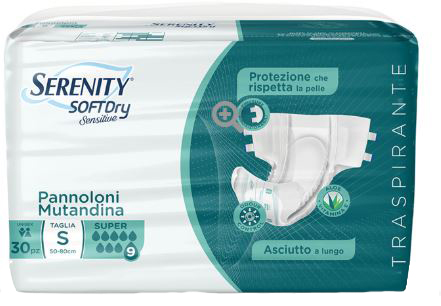 PANNOLONE MUTANDINA SERENITY SD SENSITIVE SUPER L 15 PEZZI - UniversoFarmacie.it