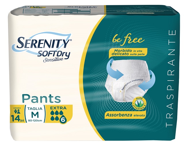 SERENITY PANTS SD SENSITIVE EXTRA M 14 PEZZI - UniversoFarmacie.it