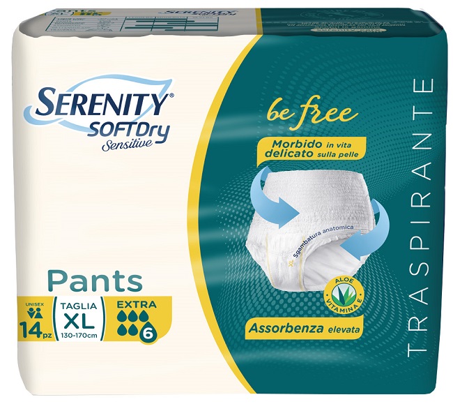 SERENITY PANTS SD SENSITIVE EXTRA XL 14 PEZZI - UniversoFarmacie.it