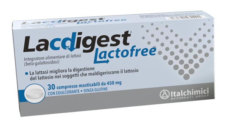 LACDIGEST LACTOFREE 30 COMPRESSE MASTICABILI - UniversoFarmacie.it